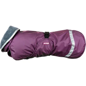Obleček pro psa Pomppa Kevyt - Zateplená pláštěnka Plum Velikost: 28
