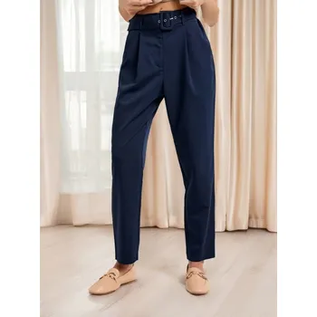 Dámské kalhoty Sinsay - Kalhoty - námořnická modrá - 683BA-59X - 683BA-59X-XS-2