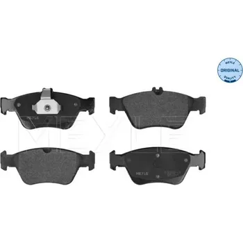 Brzdový systém Sada brzdových destiček, kotoučová brzda MEYLE 025 216 6419