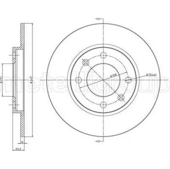 Brzdový kotouč Brzdový kotouč CIFAM 800-271