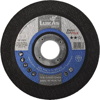 Řezný kotouč Lukas Řezný kotouč LUKAS 125x1,0 mm A60X-BF INOX 64