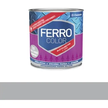 barva na kov Chemolak Ferro Color U 2066 pololesk 0,3l 9110 ( )