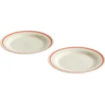 Hay, Talíře dezertní Sobremesa 18,5 cm bílo-červené 2 ks - Formadore