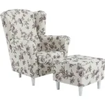 Křeslo s taburetem ASTRID Tempo Kondela