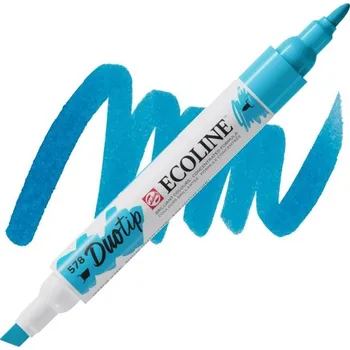 ROYAL TALENS Akvarelový ECOLINE Duo Tip, 578 Sky Blue Cyan