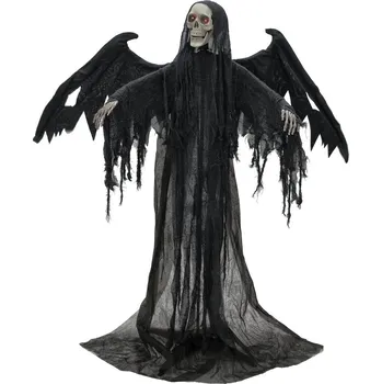 Party dekorace Halloween Černý Anděl, 175x100x66cm