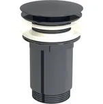 SAT Výpust k umyvadlu SAT Dark průtočná 5/4 PVD Gun metal SATAVPDA SATAVPDA