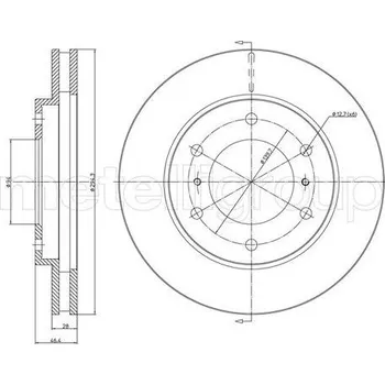 Brzdový kotouč Brzdový kotouč CIFAM 800-1076C