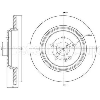 Brzdový kotouč Brzdový kotouč CIFAM 800-1015C