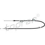 Tažné lanko, parkovací brzda TOPRAN 721 669