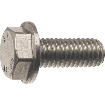 Šroub SCH DIN6921 8.8 pozink-modrý šestihranný šroub s přírubou (EN1665) Varianta: DIN6921 8.8 M 6x 16 pozink-modrý šestihranný šroub s přírubou (EN1665)