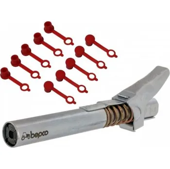 Náustek pro mazací lis Dlouhá M10x1 Kryty Červená. 10ks MZR 58971