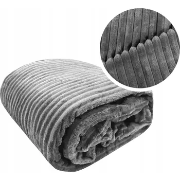 deka Luxusní šedá deka s vytlačovaným vzorem LEA Rozměr deky: 150x200cm