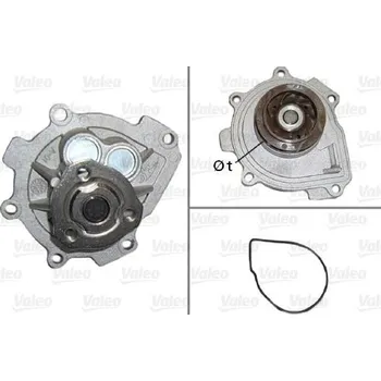 Chladič motoru Vodní čerpadlo, chlazení motoru VALEO 506837