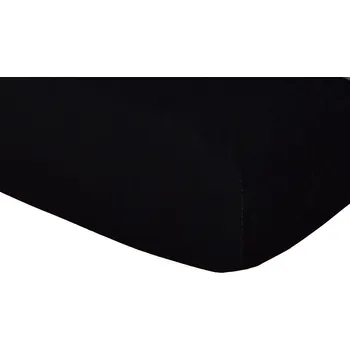 Dekorativní polštářek Dadka Froté prostěradlo černá C Rozměr: 90x200x20 cm