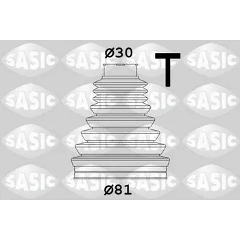 Manžeta ke kolu Sada měchů, hnací hřídel SASIC 1906084