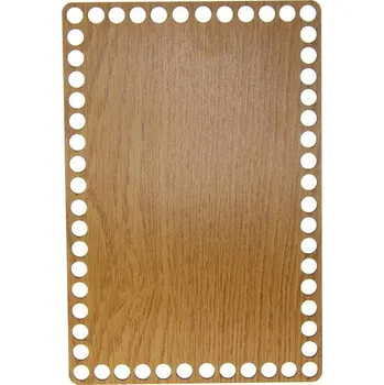 Dno na košík 24 cm x 16 cm dub