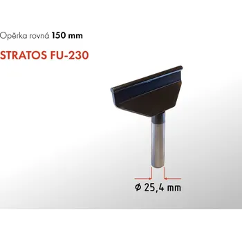 Příslušenstí k soustruhu GURTOOL Opěrka rovná 150 mm | STRATOS FU-230 Rovná profilovaná opěrka s kalenou tyčí