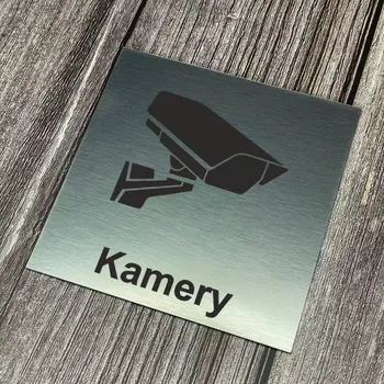 Informační tabulka Home Deco Piktogram - Kamery 10 x 10cm