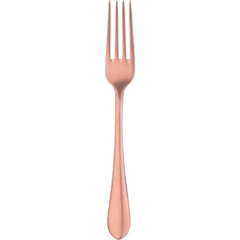 Příbor Verlo Destello Copper vidlička jídelní 21 cm