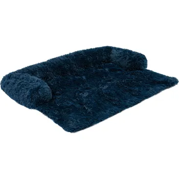 Pelíšek pro psa Rozložitelný pelíšek vel. L 110x95 cm granátově modrý