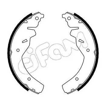 Auto-moto Sada brzdových čelistí CIFAM 153-215