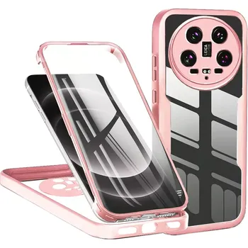 Pouzdro na mobilní telefon Pouzdro Xiaomi 14 Ultra Techsuit - ColorVerse 360 Series + ochrana obrazovky, růžové