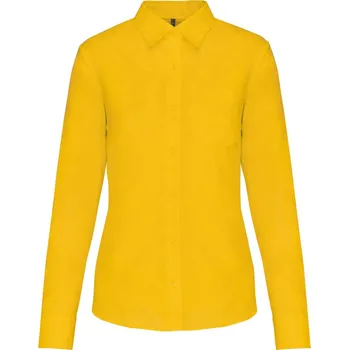 Dámská košile Kariban Dámská košile Jessica žlutá 3XL