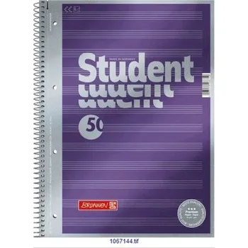 Sešit Student blok A4 50 listů notový se spirálou, papír 90g