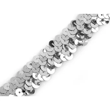 Flitrový prýmek šíře 20 mm elastický