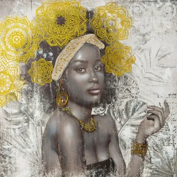 Obraz ArtFir Obraz WOMAN 541 | béžová 80 x 80 cm