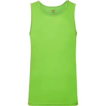 Cizojazyčná kniha Men's Performance Sleeveless T-shirt 614160 100% Polyester 140g Fruit of the Loom světle zelená 2469943