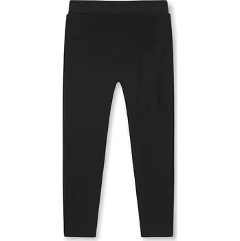 ZATEPLENÉ LEGÍNY DÍVČÍ WL0932 VELIKOSTI 146-176 Velikost: 176, Barva: Černá