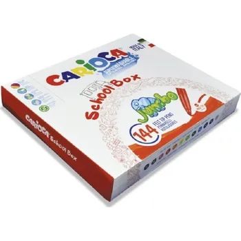 Fixy CARIOCA Jumbo, 144ks školní box