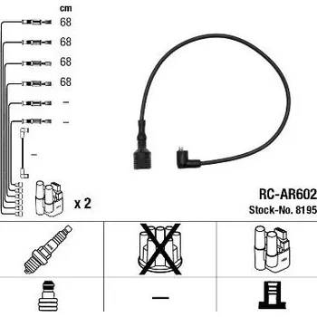 Auto-moto Sada kabelů pro zapalování NGK 8195