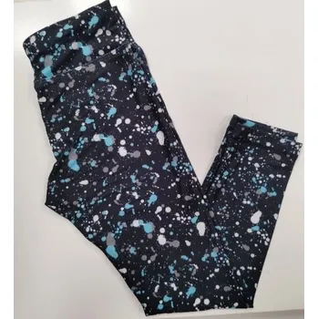 Dívčí oblečení Fantom Dívčí FUNKČNÍ LEGÍNY Active - DOPRODEJOVÉ BARVY KONFEKČNÍ VELIKOST: 110, barevná varianta: černo-tyrkysová