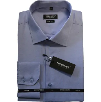 Pánská košile Pánská košile s dlouhým rukávem - střih SLIM - vzor F818 - 41