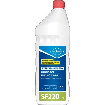 SF220 Likvidace mechů a řas - bezchlorový koncentrát na omítky a střechy