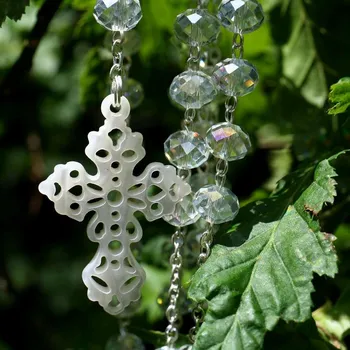 Růženec Růženec Marie Magdaléna, skleněný