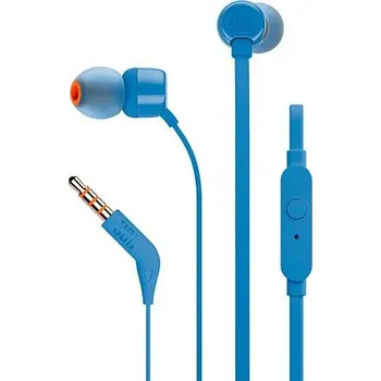Sluchátka JBL T110 In-Ear Headset 3,5mm barva Blue
