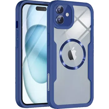 Pouzdro na mobilní telefon Pouzdro iPhone 16 Plus Techsuit - ColorVerse 360 MagSafe Series + ochrana obrazovky, modré