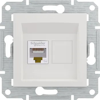 Elektrická zásuvka Počítačová zásuvka RJ45 kat. 5e UTP Schneider Electric EPH4300721 bílá