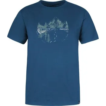 Pánské tričko Pánské tričko Hannah ISAC S Modrá, Světle zelená, Bílá