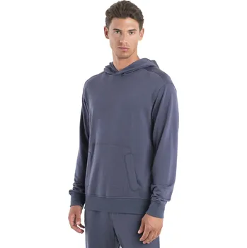 Pánská mikina Pánská merino mikina s kapucí ICEBREAKER Mens Merino Shifter II LS Hoodie, Graphite velikost: M