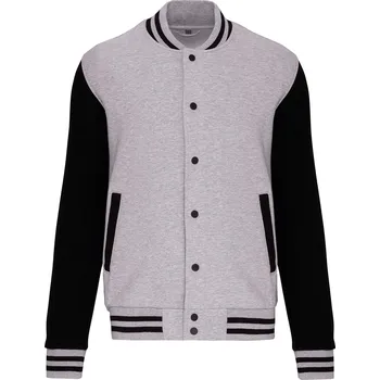 Dámská mikina Kariban Unisex mikina Kariban Teddy Šedá a černá M