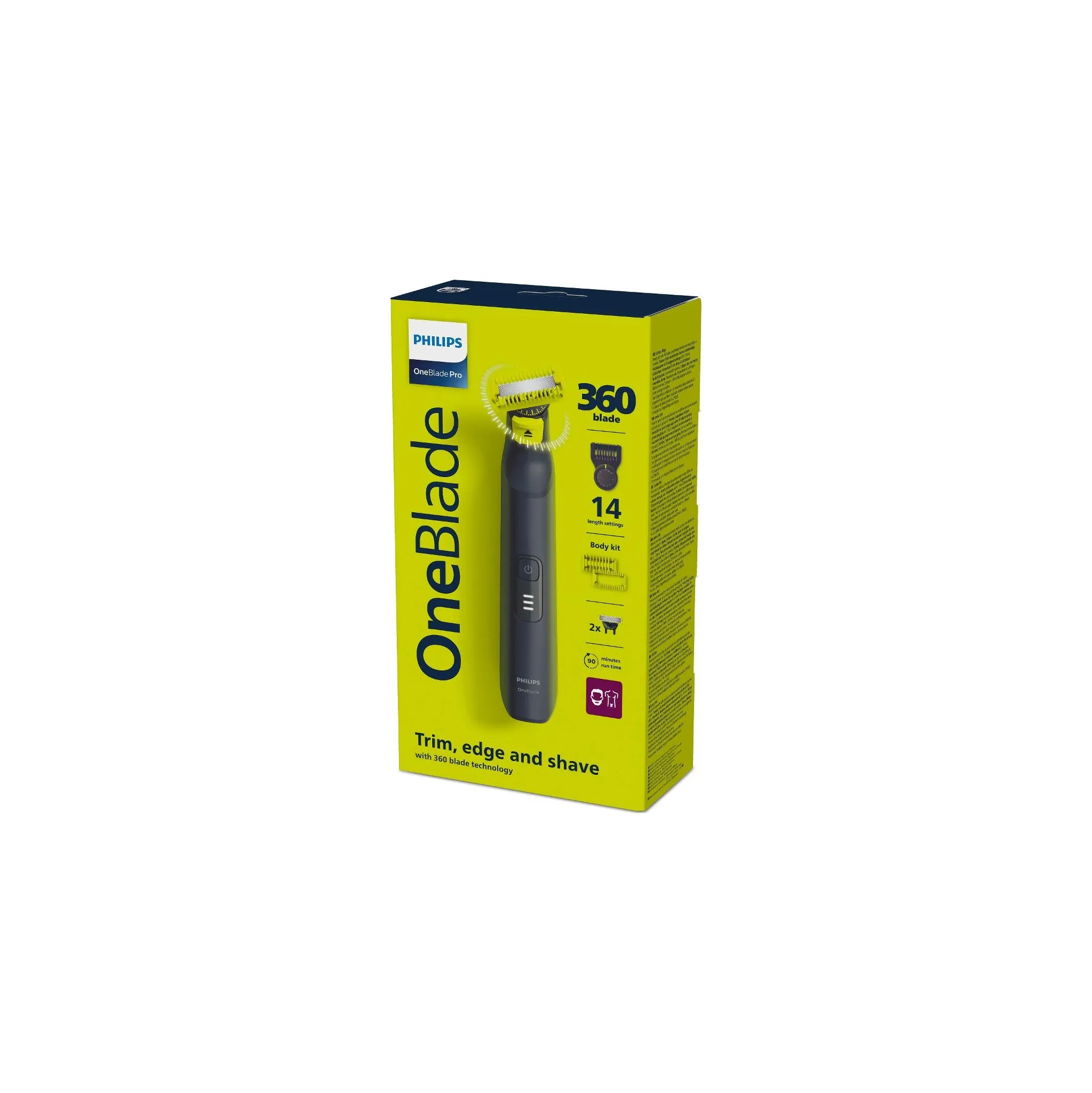 Fotografie 6 - Holicí strojek Philips OneBlade Pro 360 QP6542/15