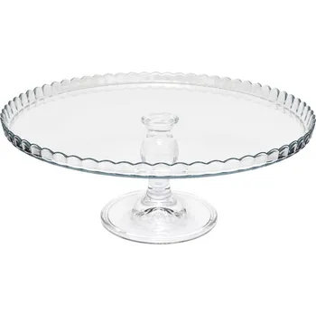 Pasabahce Skleněný podnos na dort LARA, Ø 32 cm