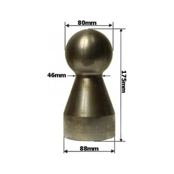 Příslušenství pro přívěs Pronar 8-12t Sklápěcí Kulový Čep Přívěsu MZR 26245