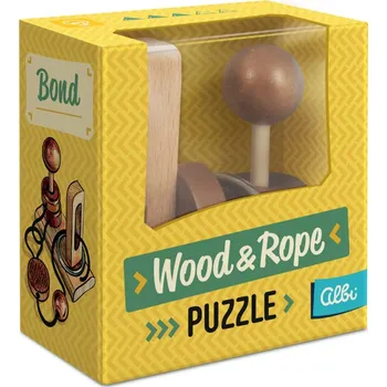 Hlavolam Albi Dřevěný provázkový hlavolam - Pouta