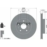 Brzdový kotouč TEXTAR 92268303
